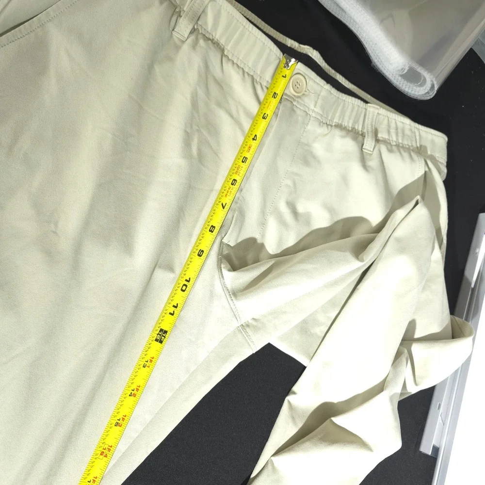 Under Armour Mens Golf Pants 36/32 Beige Lightweight Performances Solid Sports